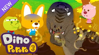 ★New★ Pororo Dino Adventure 3 | Save the Baby Kosmoceratops! | Dinosaur Cartoon for Kids