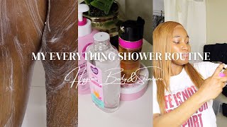 My EVERYTHING Shower Routine | Practicing Self Care | Hygiene, Body &amp; Skin Care | Aqua_diva