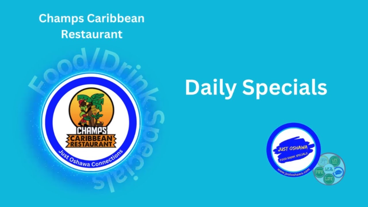 Champs Caribbean Restaurant Daily Food/Drink Specials Feb 2024