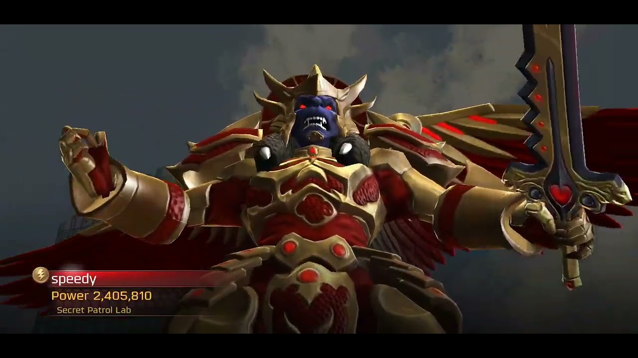 Alliance megazord event 14th February,2026 using Black dragon