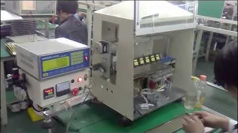 Automatic soldering machines. For transformer, relay & step motors