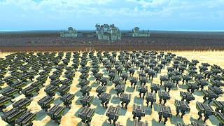 FORTRESS INVASION! 10 Million Pyramid head & Zombies vs STEAMPUNK TURRET! UEBS 2 screenshot 4