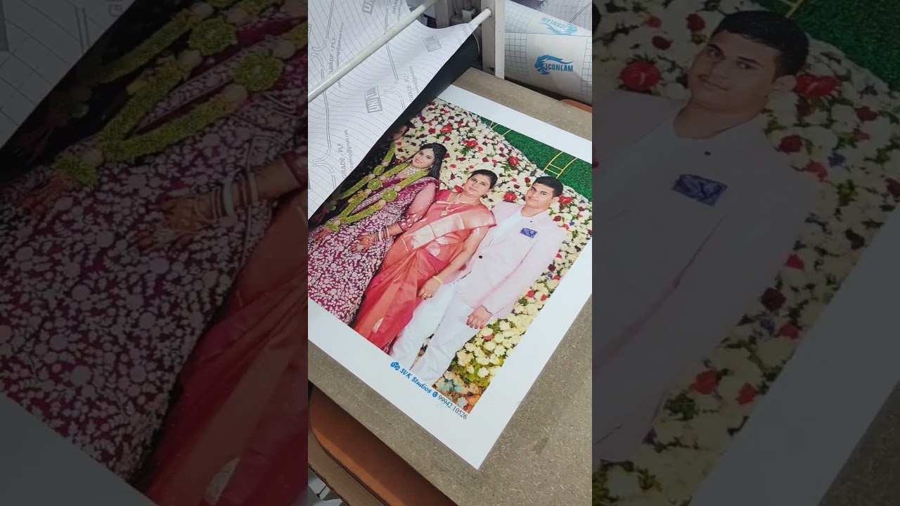 Wedding Gift .. Laminated photo Frame 🖼️.  