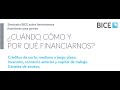 Seminario - ¿Cuándo, cómo y por qué financiarnos?