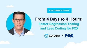 From 4 Days to 4 Hours: Faster Regression Testing and Less Coding for FOX
