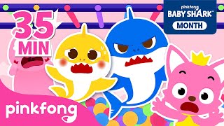 Mix-Esconde-Esconde Com A Família Tubarão Baby Shark Compilação Pinkfong Canções Para Crianças
