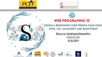 Web Project Task 10 || 1st Year || Semester 01 || Java Institute Sinura Wahalathanthri