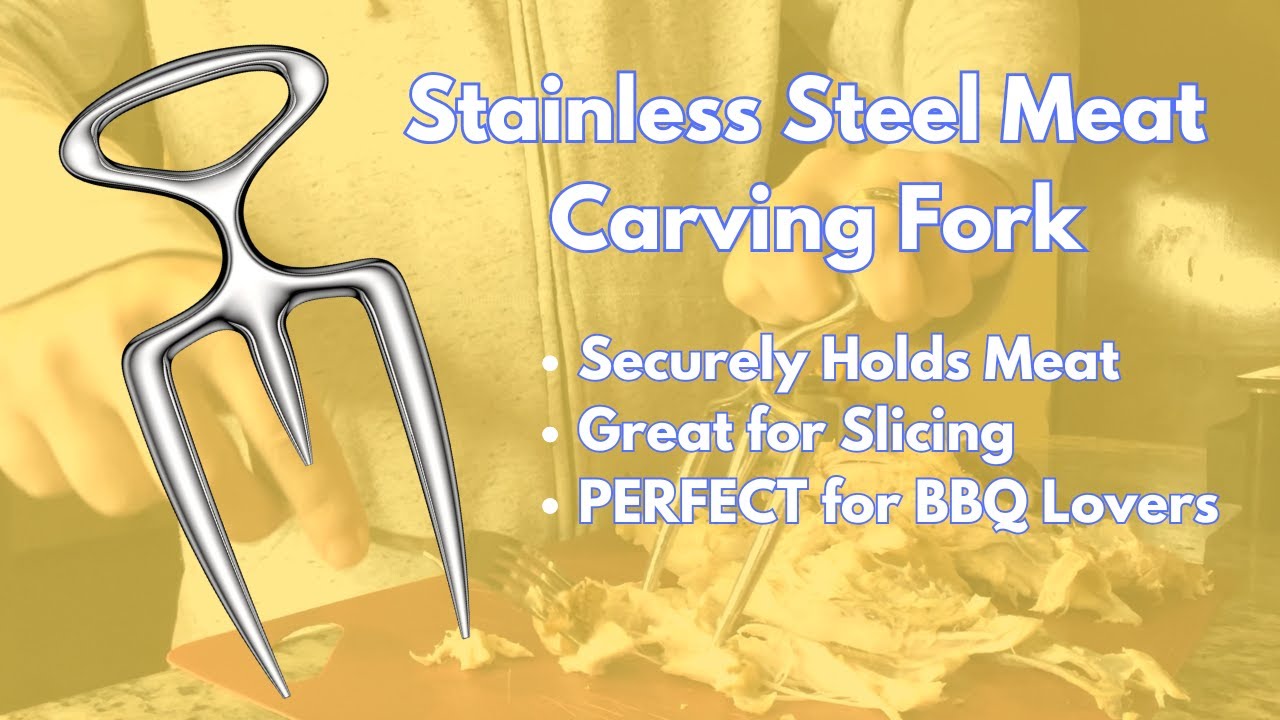 Product Review: Stainless Steel Meat Carving Fork - PERFECT for BBQ and Meat Lovers! 