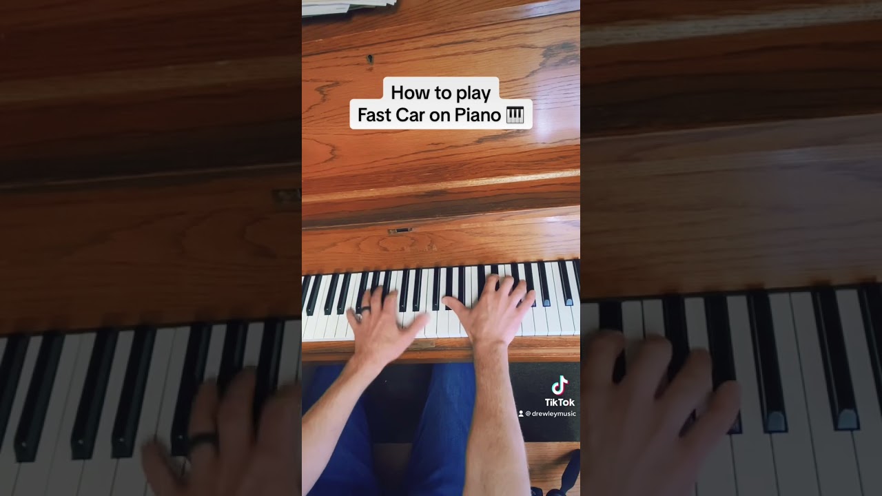 Fast Car on Piano 🎹 