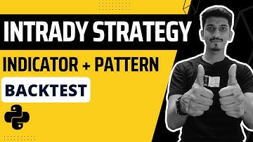 Intraday Strategy - 2 Indicators + Candle Stick Pattern - Backtest Report + Optimization