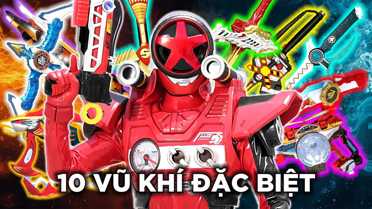 10 Vũ Khí Đặc Biệt Trong Super Sentai — Phần 1