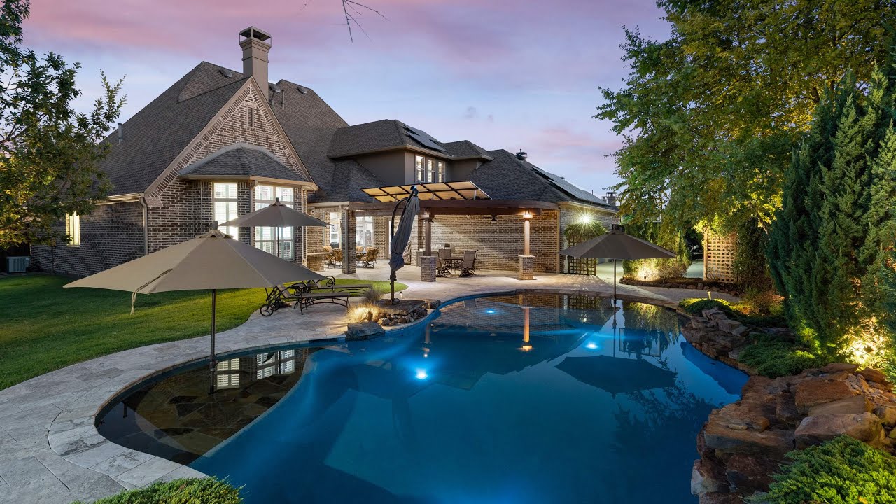 Custom Sanders Home with Pool For Sale 1700 Walnut Springs Allen TX Real Estate Collin County TX