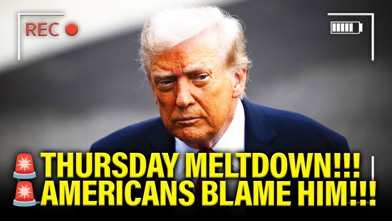 Trump has THURSDAY MELTDOWN as HIS SHUTDOWN is BACKFIRING