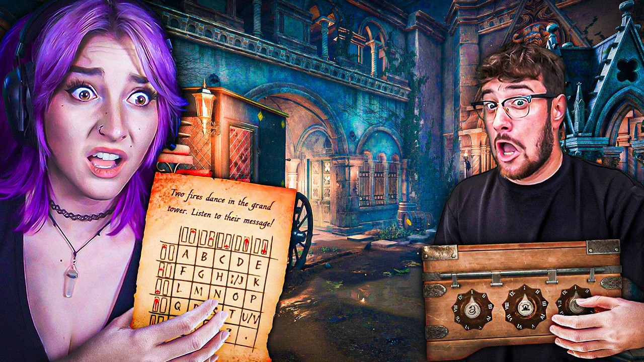Trying To Escape Dracula's Courtyard (Escape Simulator 2)