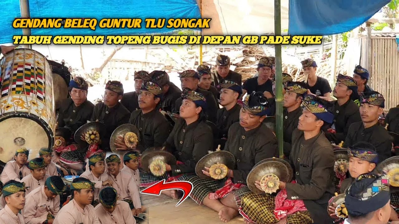 GENDANG BELEQ GTS TABUH GENDING TOPENG BUGIS DI DEPAN GB'PADE SUKE LIVE DI MARKAS JSGA