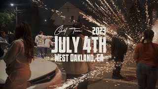 July 4th 2023 in West Oakland Ghost Town, CA | Hood Vlog