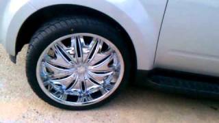 "Underground Rim King" Escape on 22"s ATL, GA. Bolt Pattern On Ford Escape