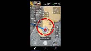 AR measure to calculate coordinate of unreachable point by Hi-Survey of HiTarget