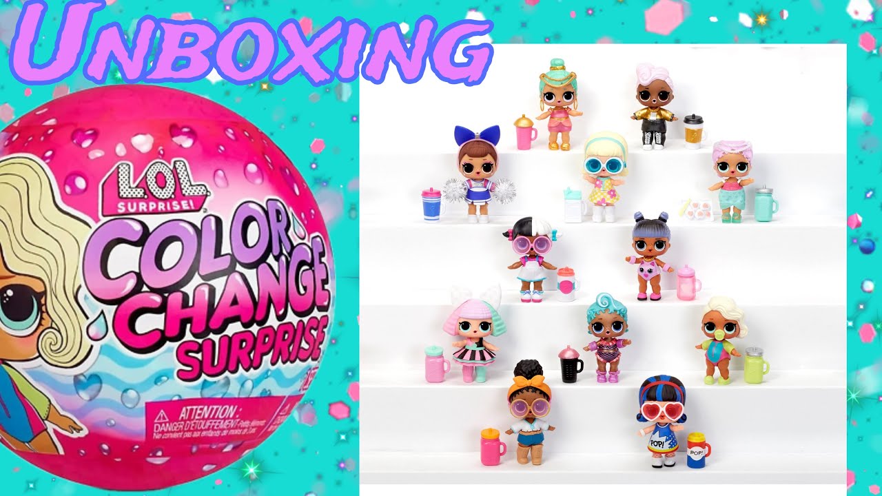LOL COLOR CHANGE SURPRISE | BALL 1 | UNBOXING ASMR 🥳💕🥰🥰🎊 - YouTube