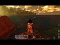 Ark Survival D.  Ein Man und die Natur