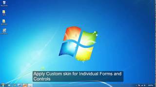 Apply Custom skin for Individual Forms and Controls Part   8