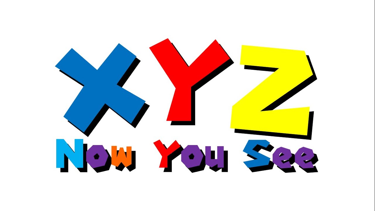 Xara's Animation: XYZ Now You See/English Alphabet Song?/英文字母