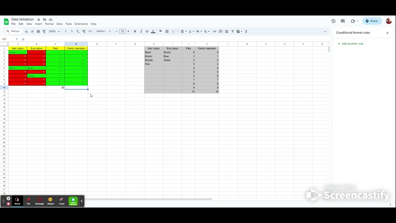 Google Sheets SUM and AVERAGE - YouTube