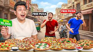 Convince Random People For Free Pizza get 10000rs Cash!!!