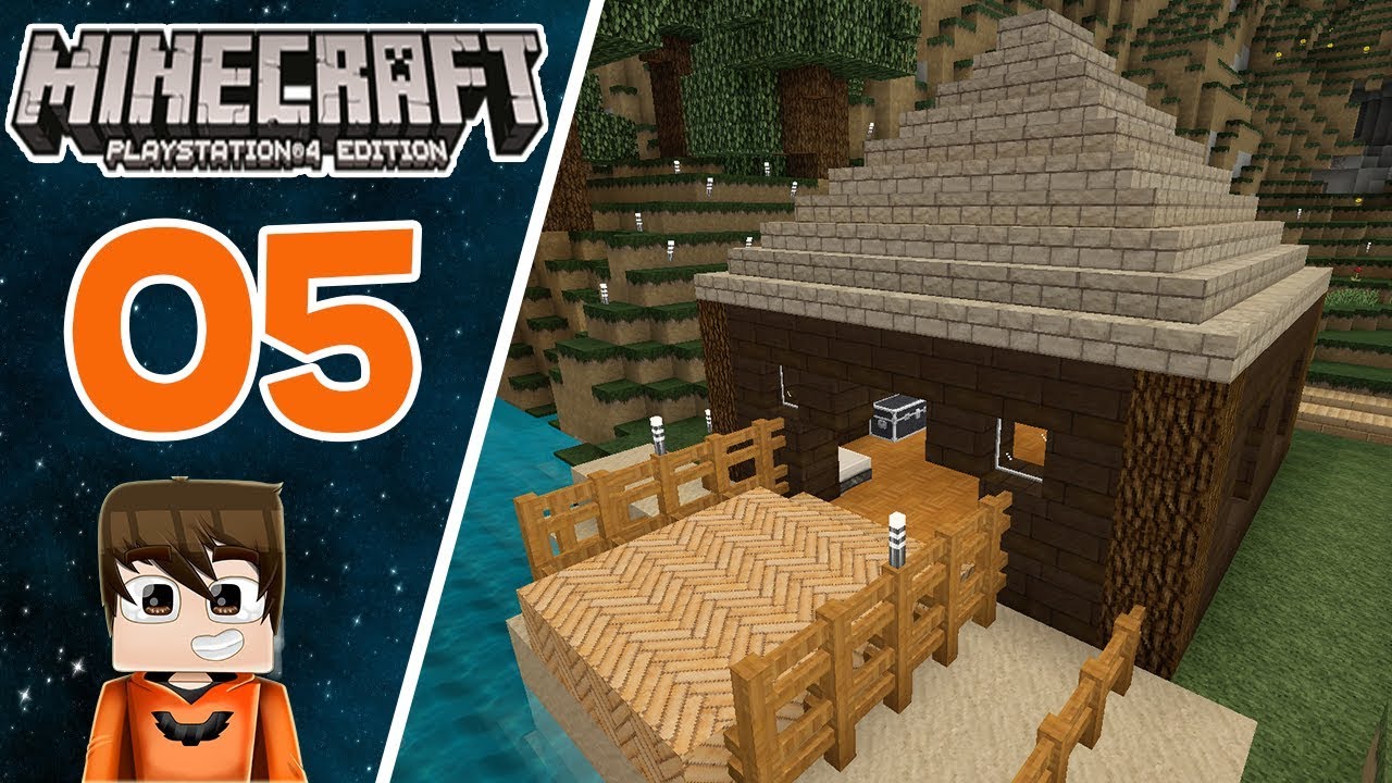 Minecraft PS4 - Aventure Survie #5 : CABANE DE PÊCHE + NOUVEAU DÉFIS