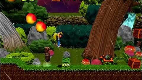 Crash Bandicoot: Back In Time Rainy Day 100% (level made by Ray1327)