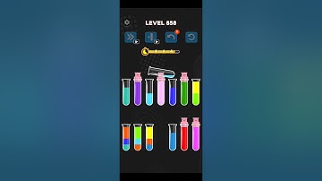 Complete Water Color Sorting (Early Access) Level 856 to Level 860