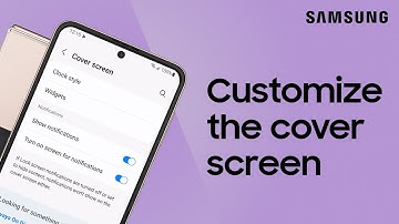 Customize Cover screen widgets on the Galaxy Z Flip4 or Z Flip3  | Samsung US