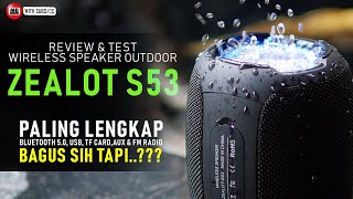 Review  Bluetooth Speaker Outdoor portable  Zealot S53