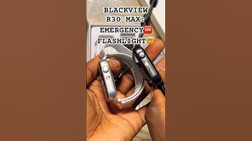 BlackView R30 Max unboxing | Smartwatch with Flashlight🤯 #BlackviewR30Max