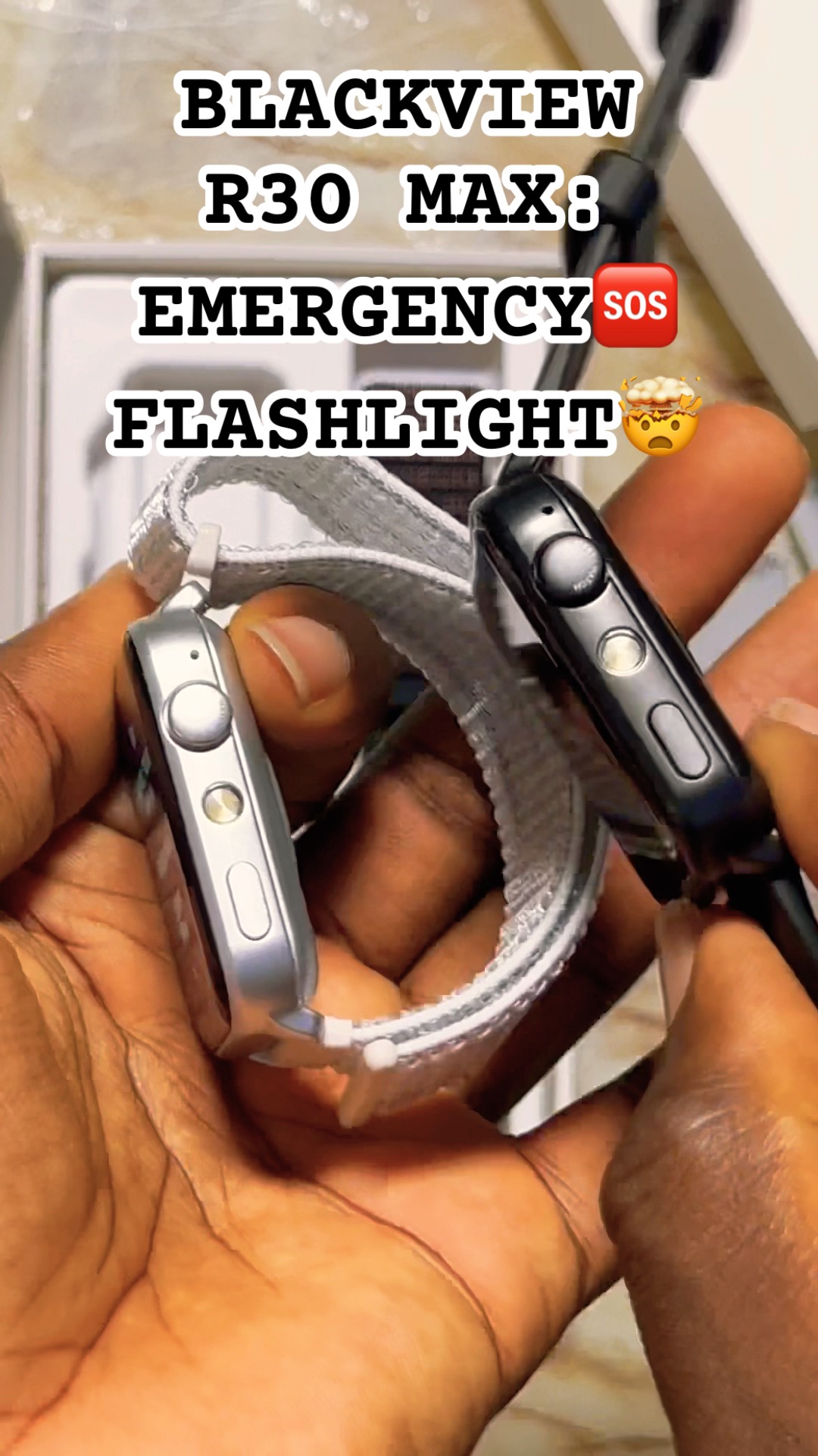 BlackView R30 Max unboxing | Smartwatch with Flashlight
