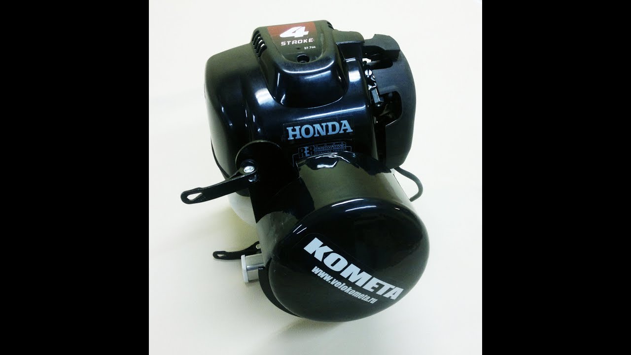 Установка бензомотора на велосипед Стрида - YouTube