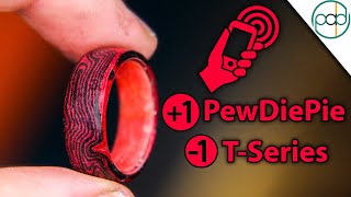 Making a Ring that Subscribes you to PewDiePie &amp; UnSubs T ...