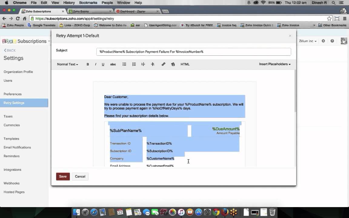 Zoho Subscriptions Webinar Video cloud nine