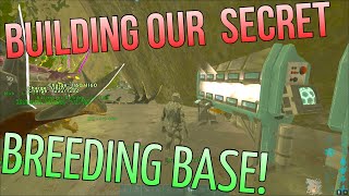 Building A Secret Breeding Base On Abb! Defending The Rat Hole! ep.6 - Small Tribes PVP - ARK 2022