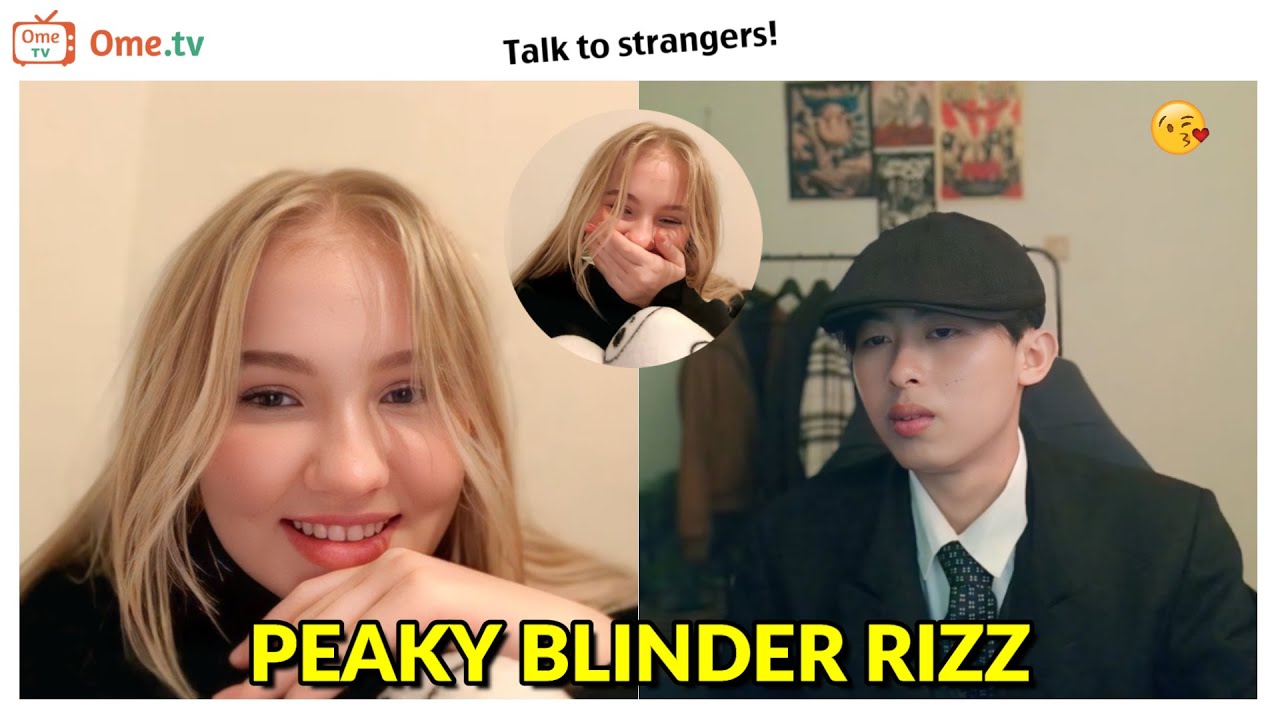 CEWE BULE INI NAKSIR SAMA COWOK INDO SETELAH LIAT INI (PEAKY BLINDER RIZZ)!!! OME TV INTERNASIONAL