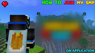 How To Join MY SMP💙🔥!! (Lifesteal Smp)