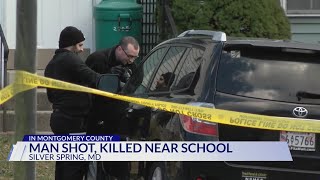 Man fatally shot in Silver Spring parking lot; police search for suspect