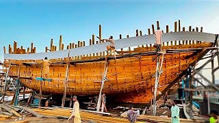 The Craftsman built a largescale Wooden Boat from Scratch | Amazing Making largescale Wooden Ship