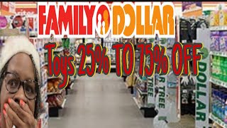 LETS SHOP ON A BUDGET AT FAMILY DOLLAR!! WITH $5 OFF OF $25 OR MORE!! 