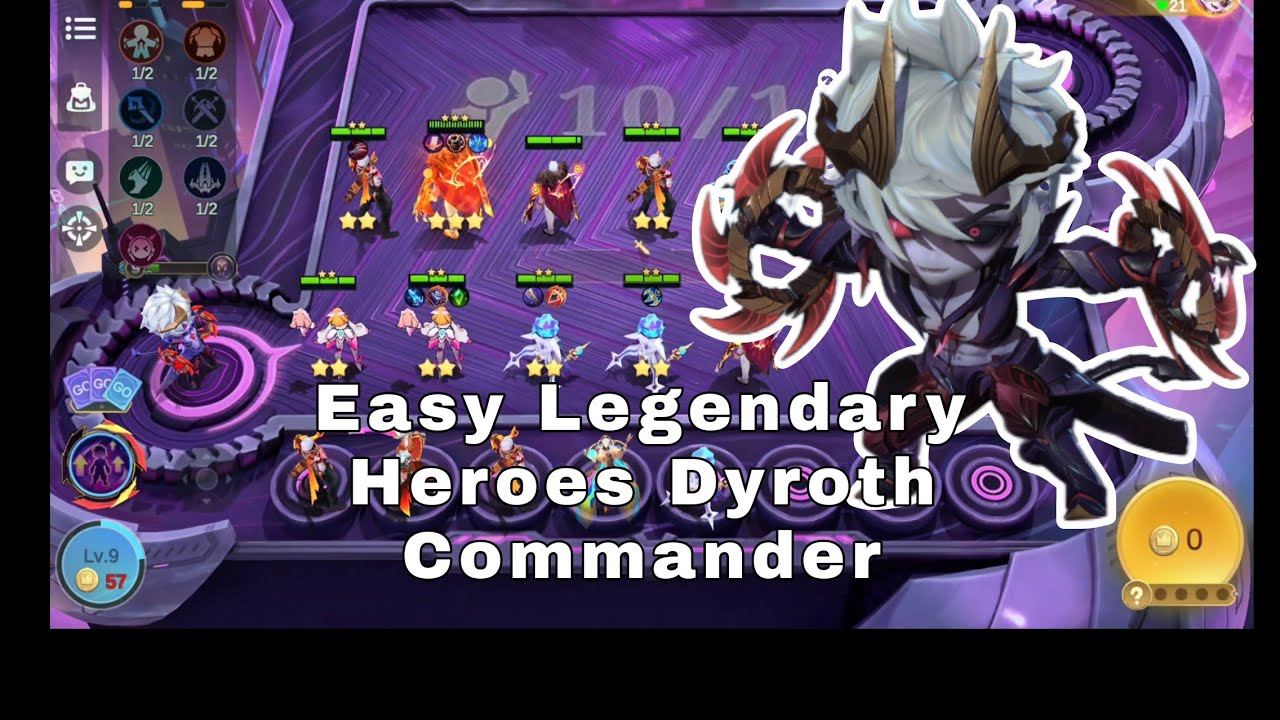 New Commander Dyrroth: Easy Legendary heroes Full Gameplay MCGG