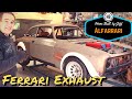 Building a Ferrari exhaust - Ferrari engined Alfa 105 Alfarrari build part 89