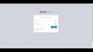 Tweet Poster   Powerful Schedule Tweet Poster on PHP Codeigniter