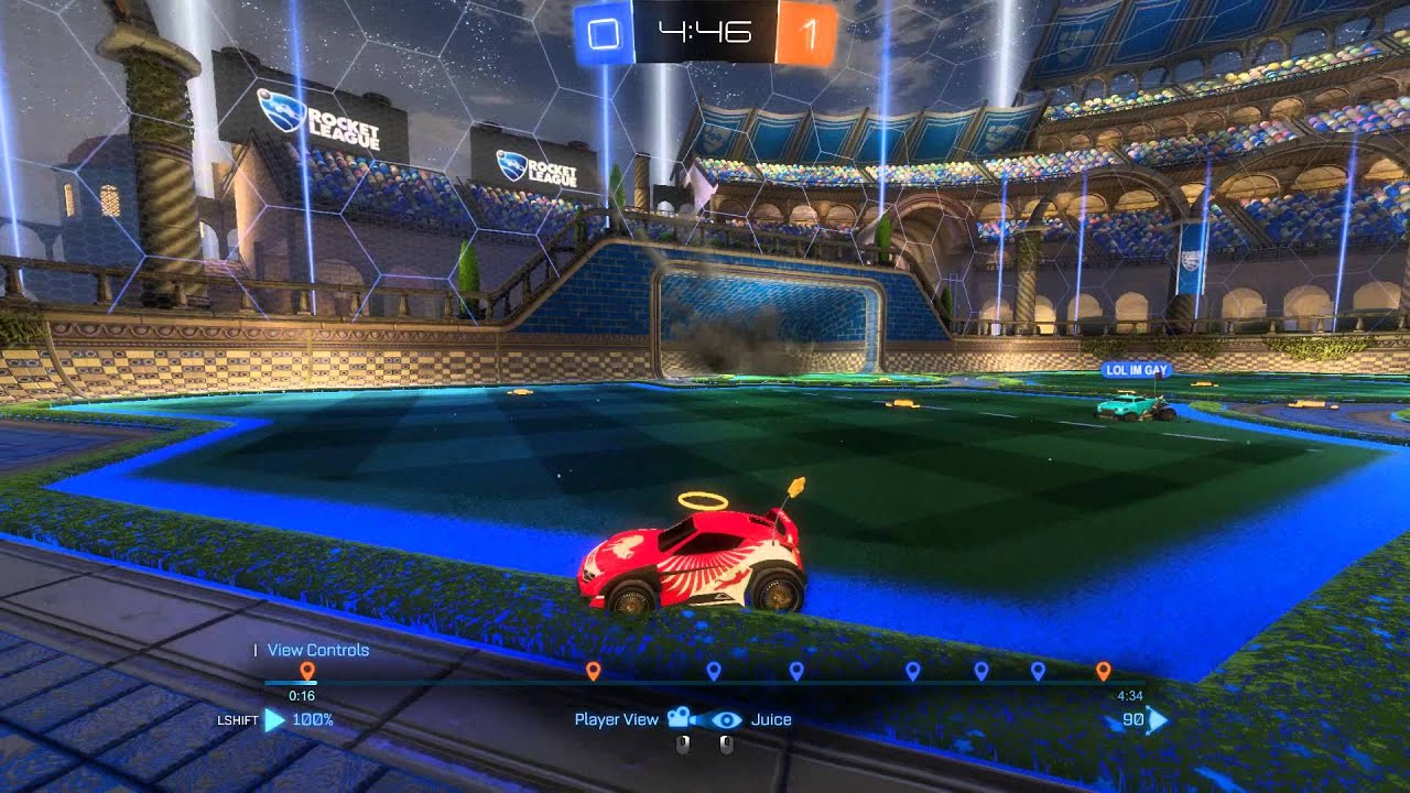 Rocket League A Lucky Bicycle Kick YouTube