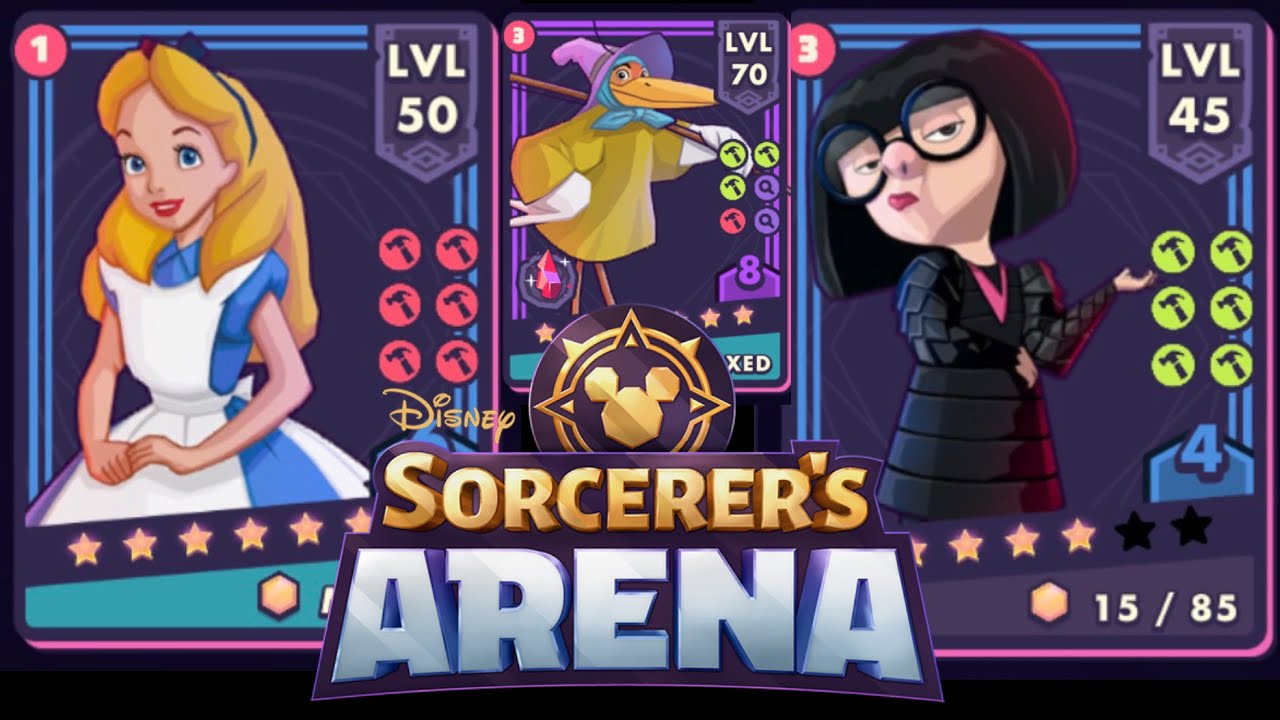 Disney Sorcerer’s Arena Heroes Campaign with Alice, Edna Mode, and