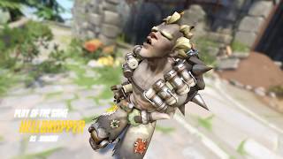 Junkrat spamming in zarya's ult stole the play